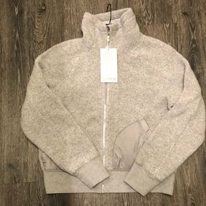 NWT Lululemon So Sherpa Grey Jacket (Sz 12)